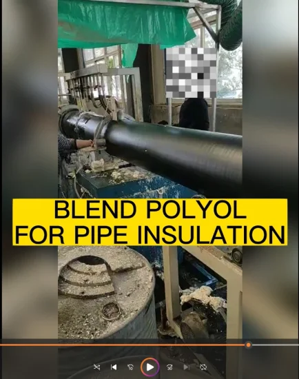 2.6 Isolation en mousse PU rigide de mélange de polyéther polyol de polyuréthane de sortie à haut volume pour pré